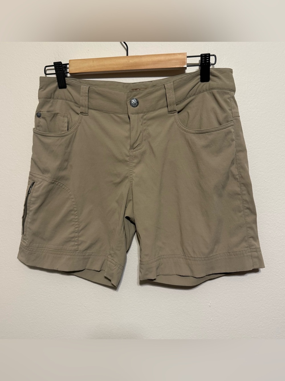 Prana Women’s Khaki Hazel Shorts Size 2 EUC